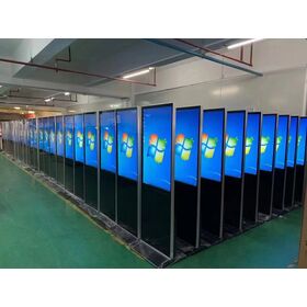 Customized indoor floor stand interactive video digital display vertical TV advertising machine LCD touch screen