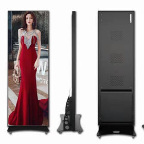 LED Digital Poster Indoor P2.5 SMD2121 Balck Lamp High Resolution Flexible Mounting Portable 3840Hz
