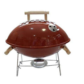 Unique Design American Football Grills Steel Aluminum Ceramic Bbq Grill Support Soccer Ball Shaped Bbq Grill Chromed Steel Rack