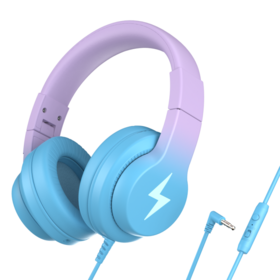 Cheap Wired Headphones for Kids On-Ear Headphone with Microphone Volume Control for Teens 3.5mm Headset for Laptop,Computer