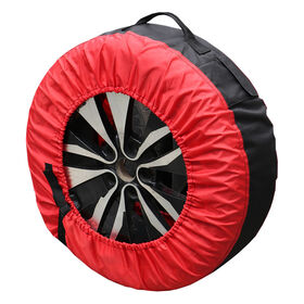 4PCS Waterproof Tire Covers For RV Trailer Camper | 30-32 Inch Polyester Black