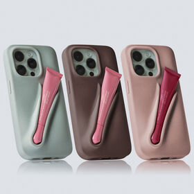 Casing ponsel desain baru Beelan dengan lip gloss dan lipstik, cocok untuk casing silikon untuk iPhone 16 Pro. Beli sekarang!