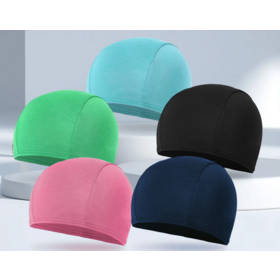 Swimming Cap Adult Style Swimming Equipment Solid Color High Elasticity Fashionable Swimming Training Swim Cap