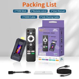 Boîte TV Android X88 PRO 10 Avec Android 11 - Lecteur Média 4K, Wi-Fi Double, Occasion