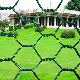 Malla Metálica Hexagonal Galvanizada/PVC para Gallinero, Red de Alambre para Aves, Valla de Jardín
