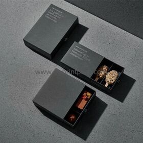 Recyclebare, kundenspezifische, starre Geschenkbox in Buchform, luxuriöse magnetische Schmuck-Geschenkverpackung, Papierbox mit Schaumstoffeinlage