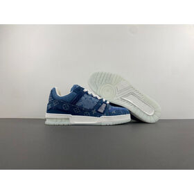 Zapatillas casuales de alta calidad para hombre y mujer, zapatillas LVS AF1, zapatos modernos azules de diseñador