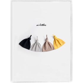 Gorro para bebé de fibra de bambú pesado personalizado de fábrica, color aleatorio, súper color, transpirable y antibacteriano