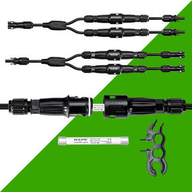 2 to 1 Solar Parallel Connector 1500VDC PV Cable Branch Fuse Connector