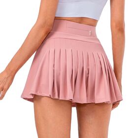Jupe De Tennis Femme 2026 - Légère, Extensible, Double Couche, Pour Yoga Et Sport