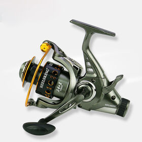 Wholesale Double unloading force metal head front rear brake fishing line wheel High Speed Boat Reels