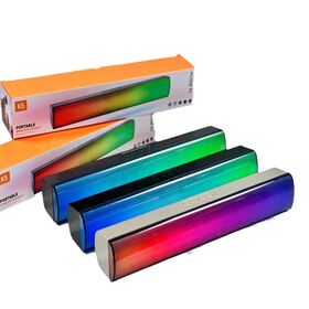 Popular outdoor portable home ambient light desktop echo wall long computer sound Bluetooth Speaker
