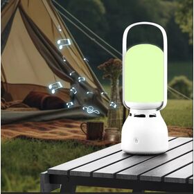 Alto-falante lanterna de acampamento RGB sem fio recarregável portátil bluetooth