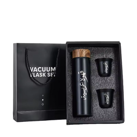 AI-MICH Boîte Cadeau Promotionnelle Style Moyen-Orient, Bouteille Isotherme, Tasses à Café, Coffret Cadeau d'Affaires Personnalisé