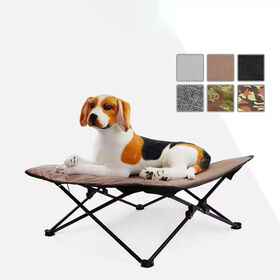 Folding Lightweight Elevated Dog Bed Portable Outdoor Travel & Camping Pet Bed for Dogs and Cats