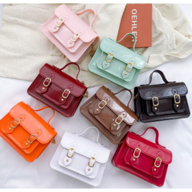 Wholesale PVC sling bags for girls at a factory price in many colors, light bags for girl