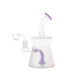 Wholesale Sandblasted glass Beaker with built-in filter element and quartz banger, Quality glass beaker.