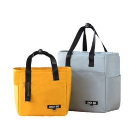 Insulated Bag Portable Bento Bag Bring Rice to Work Ice Pack Aluminum Foil Insulated Bag Portable Student Meal Bag