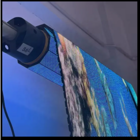 Pantalla LED GOB P0.78 P1.25 P1.56 P1.953 P2.604 P3.91 para interiores de alto brillo, pantalla LED enrollable, videowall LED plegable