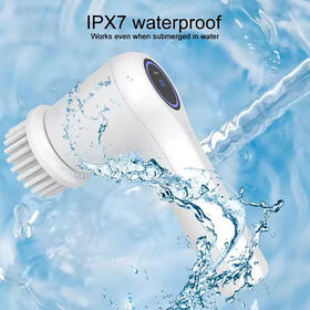 OEM Electric Spin Scrubber Cordless Shower Scrubber with Battery Display 2 Speeds Electric Scrubber for Cleaning