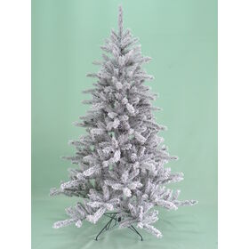 Arbre de Noël Artificiel Blanc en PVC avec Pommes de Pin 210cm, Prix OEM Bas 2024
