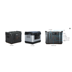 Station d'alimentation portable 1000W pour camping en extérieur, station de charge, grandes batteries externes, alimentation électrique, onduleur