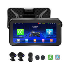 6.25" Universal Wireless Motorcycle CarPlay Touch Screen Android Auto Display Navigation Multimedia for Autocycle Autobike