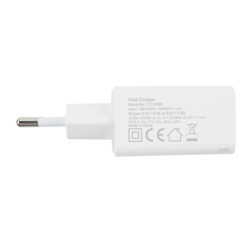 Adaptador de energia europeu PD36W para celular, AQL 1.5 incomparável de 2024 para inspeção