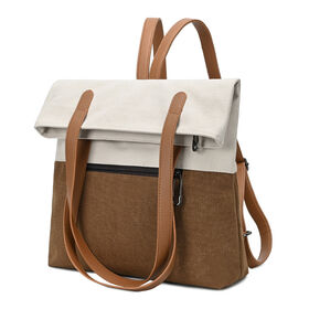 Bolsa de lona para mujer al por mayor, bolso tote, bolso de hombro, mochila