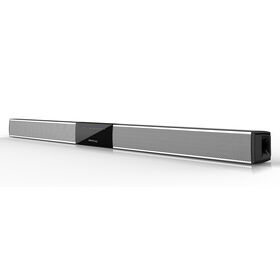Barra de sonido para TV de aleación de aluminio de alta calidad OEM para cine en casa, altavoz de barra de sonido inalámbrico ultradelgado de 80 vatios para televisores de panel