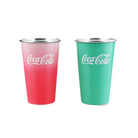 470ml Temperatur Sensitive ECO freundliche Aluminium Geschenk Tasse Party Farbwechsel Becher Wiederverwendbar für Kaffee oder Bier für Camping
