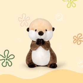 Wholesale Otter stuffed animal plush toy cartoon sleeping toy and birthday gift