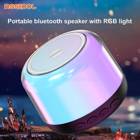 مكبر صوت بلوتوث ميني خفيف وقابل للحمل مع أضواء أر جي بي ملونة - مثالي لتجار الجملة والموزعين