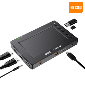 Ezcap278 HDDigi 4K HDMI Video Recorder Save 4K30 Video into USB Disk HDD No PC Requred Standalone with t 5" HD color and HDMI Out
