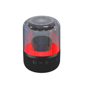 مكبر صوت بلوتوث مكتبي TWS ملون وشفاف للمكاتب