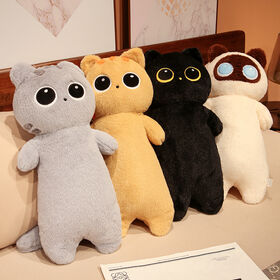 Bantal Panjang Boneka Kucing Lucu - Bantal Sofa Bentuk Kucing - Hadiah Kreatif
