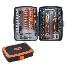 Juego de destornilladores de precisión eléctricos 68 en 1 con sistema magnético, mini destornillador eléctrico