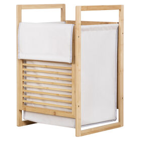 Panier de Rangement pour Linge Sale en Polyester Imperméable, Panier à Linge en Bambou avec Couvercle ou Tiroirs - Rangement de Linge pour la Maison et le Commerce