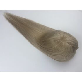 Topper Aus 100% Menschlichem Haar Mit Pony - 10 Zoll, Dunkelbraun, Für Mehr Volumen Bei Dünnem Haar