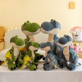 Wholesale Dinosaur plush toys simulate cute Tyrannosaurus Rex children's toys