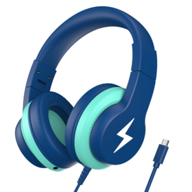 Factory Price OEM Kids Headphones Wired Headsets with Type C port Headphones for Children Girls Boys Foldable Headphones