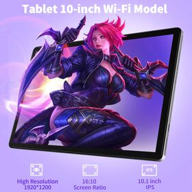 Tablet de 10.1 pulgadas, 6000mAh, 4+64/128GB, cámara de 5.0MP + 13.0MP, carcasa de alta calidad