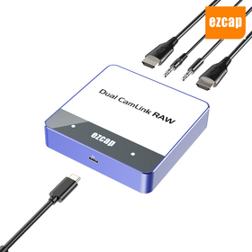 Ezcap361 2-Kanal 4K30 HDMI Video Capture Broadcast Game Live Stream HDMI zu USB 3.1 Gen2 HD Live Streaming Dual CamLink RAW