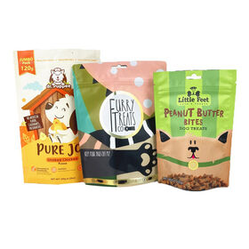 Bolsa de pie de alta barrera para envasado de alimentos y té, bolsa de polietileno de aluminio impresa con cremallera