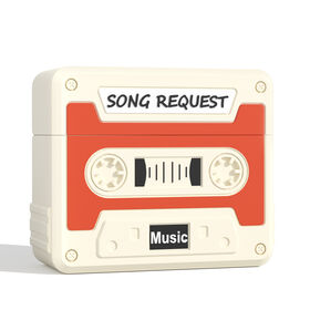 Soonleader Tape Hot Silikon Kopfhörerhülle Recorder Cover Stoßfeste Silikon Ohrhörer Hülle für AirPods 3 / Pro / Pro 2