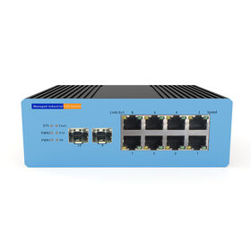 MWS Factory OEM ODM 8 RJ45+2 SFP Ports DHCP ACL QoS VLAN Management Industrail Switch
