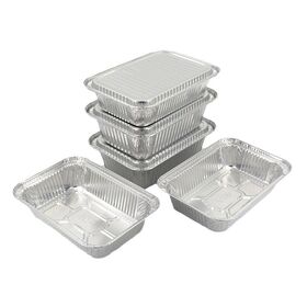 Naisfei 50-Pack Mini Loaf Pans With Lids & Spoons – Reusable 6.8oz Aluminum Foil Baking Pans - View #9