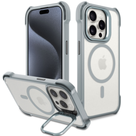 Nouvelle coque de protection pour téléphone avec support de caméra magnétique en TPU anti-chute pour iPhone 15 Pro