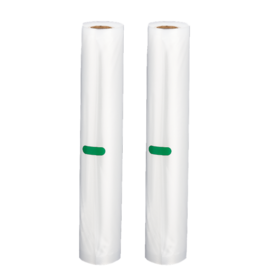 Rollos de bolsas de vacío para alimentos de tamaño personalizado sin BPA, ideales para almacenamiento de alimentos, preparación de comidas o cocción Sous Vide
