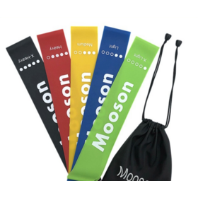 Custom latex yoga straps pull strap beauty hip strap elastic strap latex thin loop resistance band yoga stretch strap
